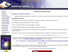 Tablet Screenshot of missionislam.com